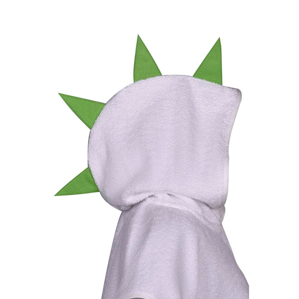 Creative Costumez - Kids Trex Dinosaur Hooded Towel - White