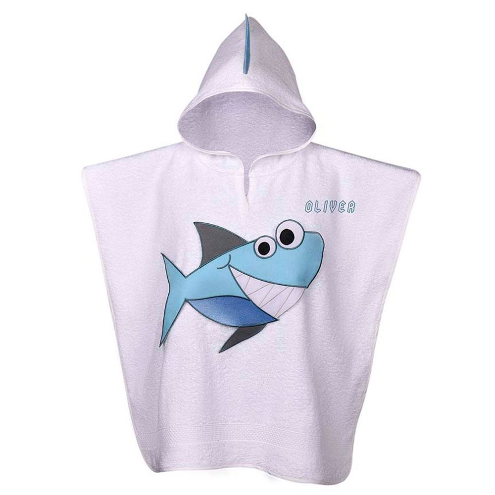 Creative Costumez - Kids Personalized Shark Hooded Towel