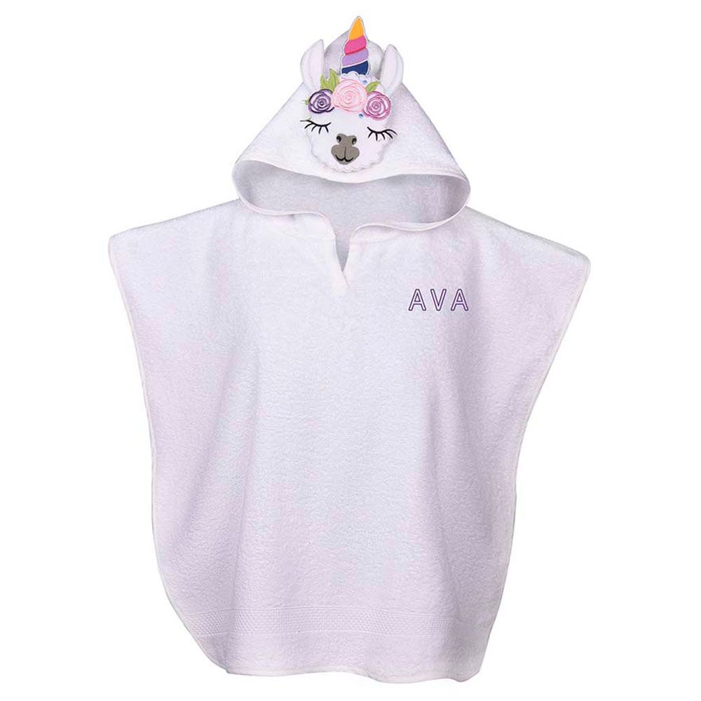 Creative Costumez - Baby Personalized Lama Hooded Towel