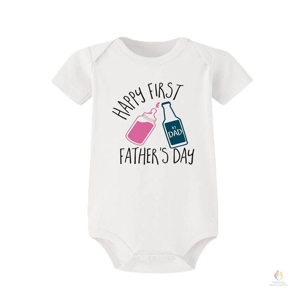 Matching Family Outfits - 2pc-Set - Happy Father'S Day - #1 Dad