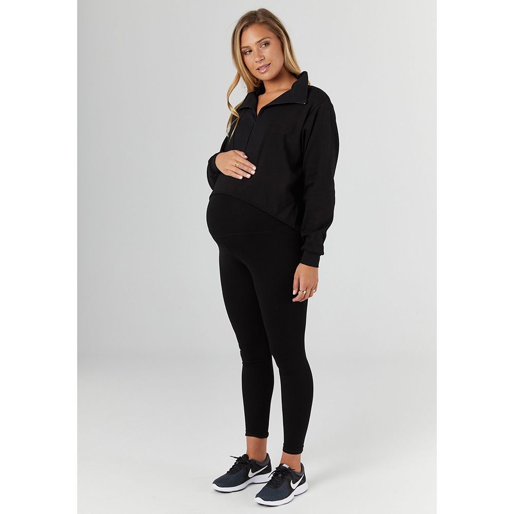 Mummyista Legoe Sports Maternity Leggings Black