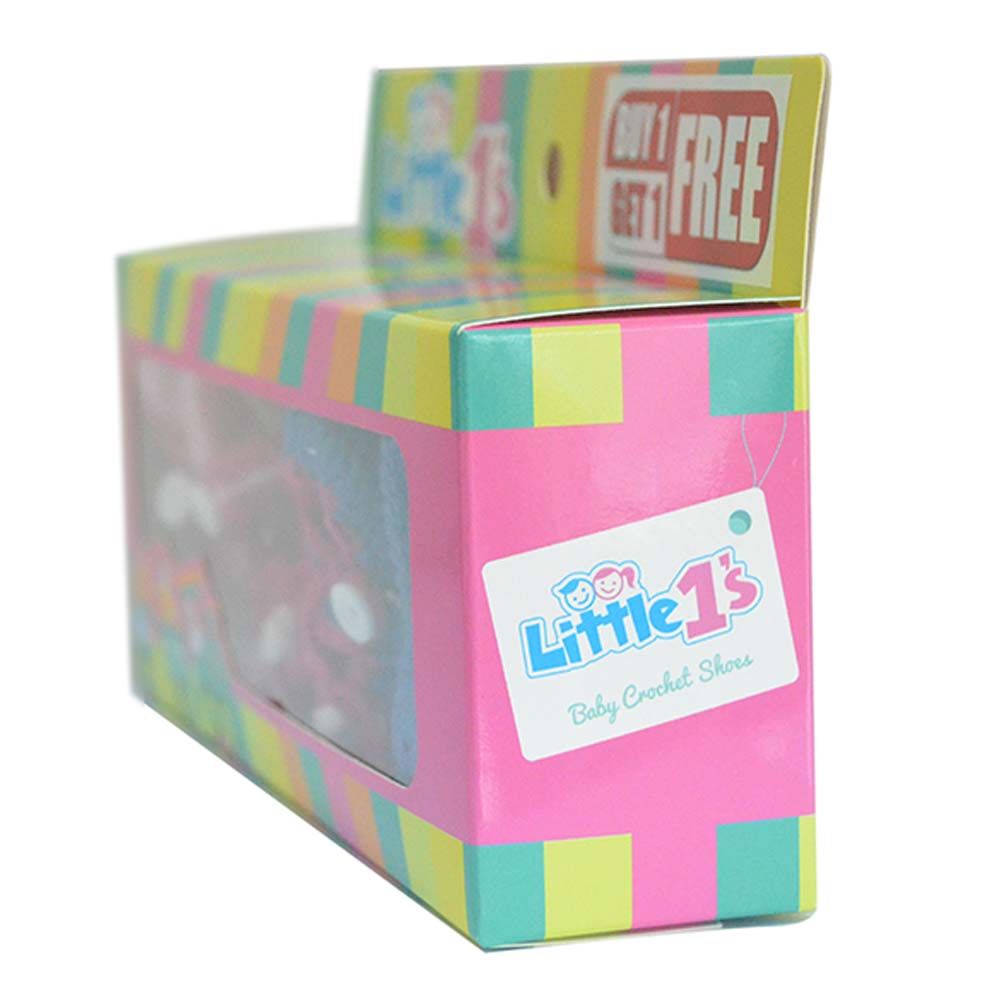 Little 1's - Baby Shoes - Pink & Blue - Buy 1 Get 1 Free