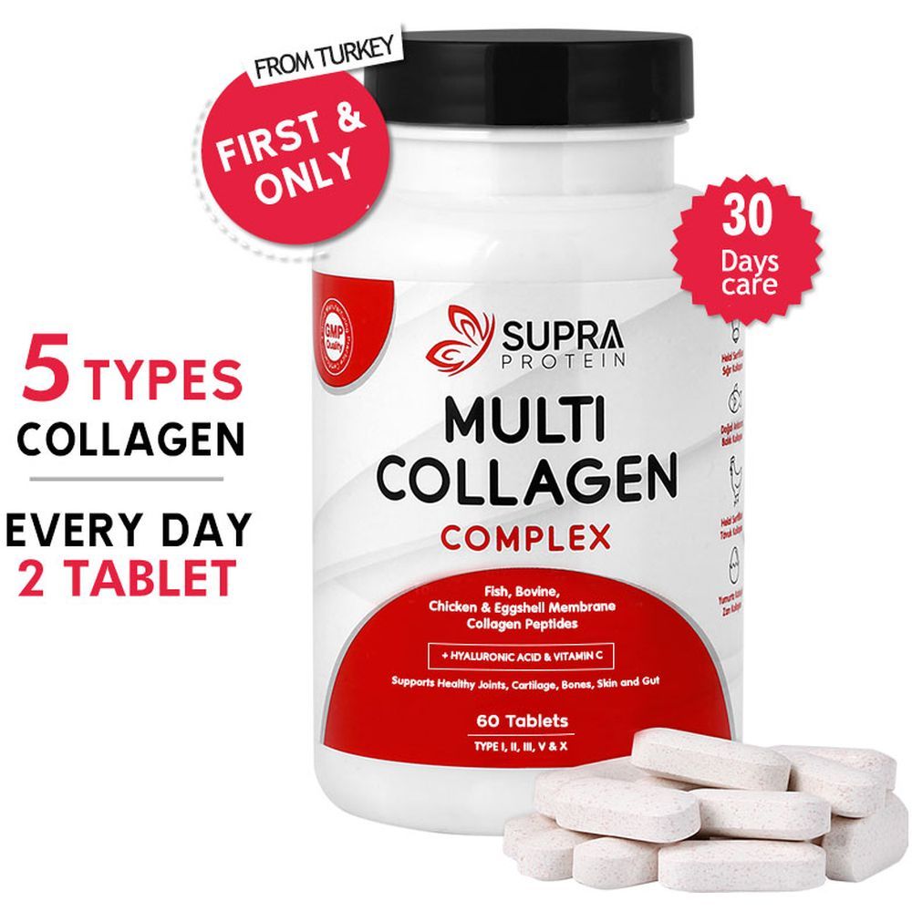 Supra Protein - Multi Collagen Complex - 60 Tablets