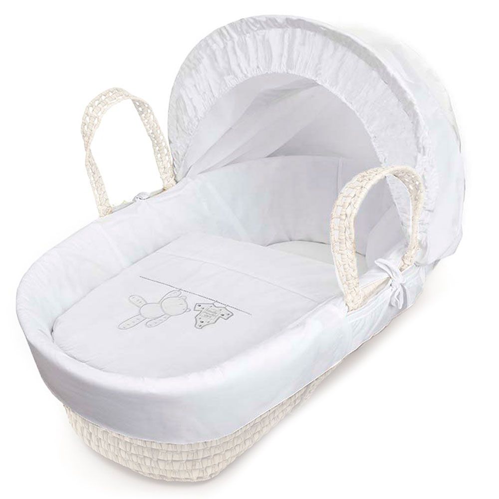 Kinder Valley - Teddy Washday Moses Basket Bedding Set Only