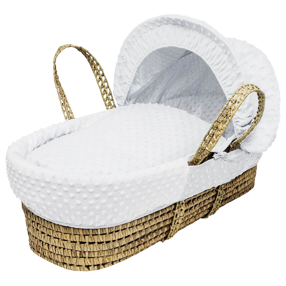 Kinder Valley - White Dimple Palm Moses Basket