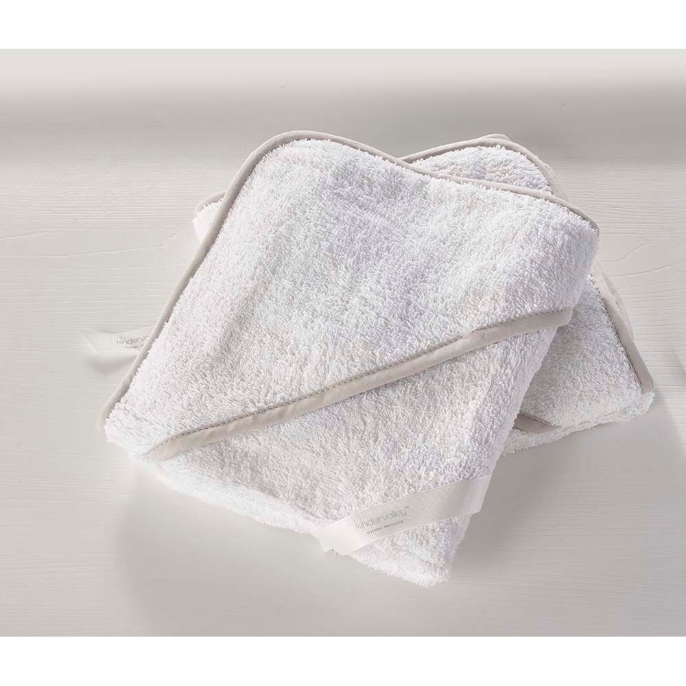 Kinder Valley - Hooded Towels Pack of 2 - White