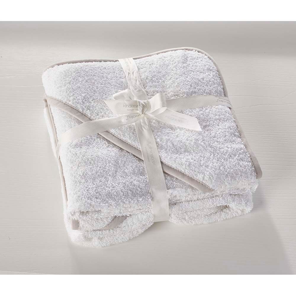 Kinder Valley - Hooded Towels Pack of 2 - White