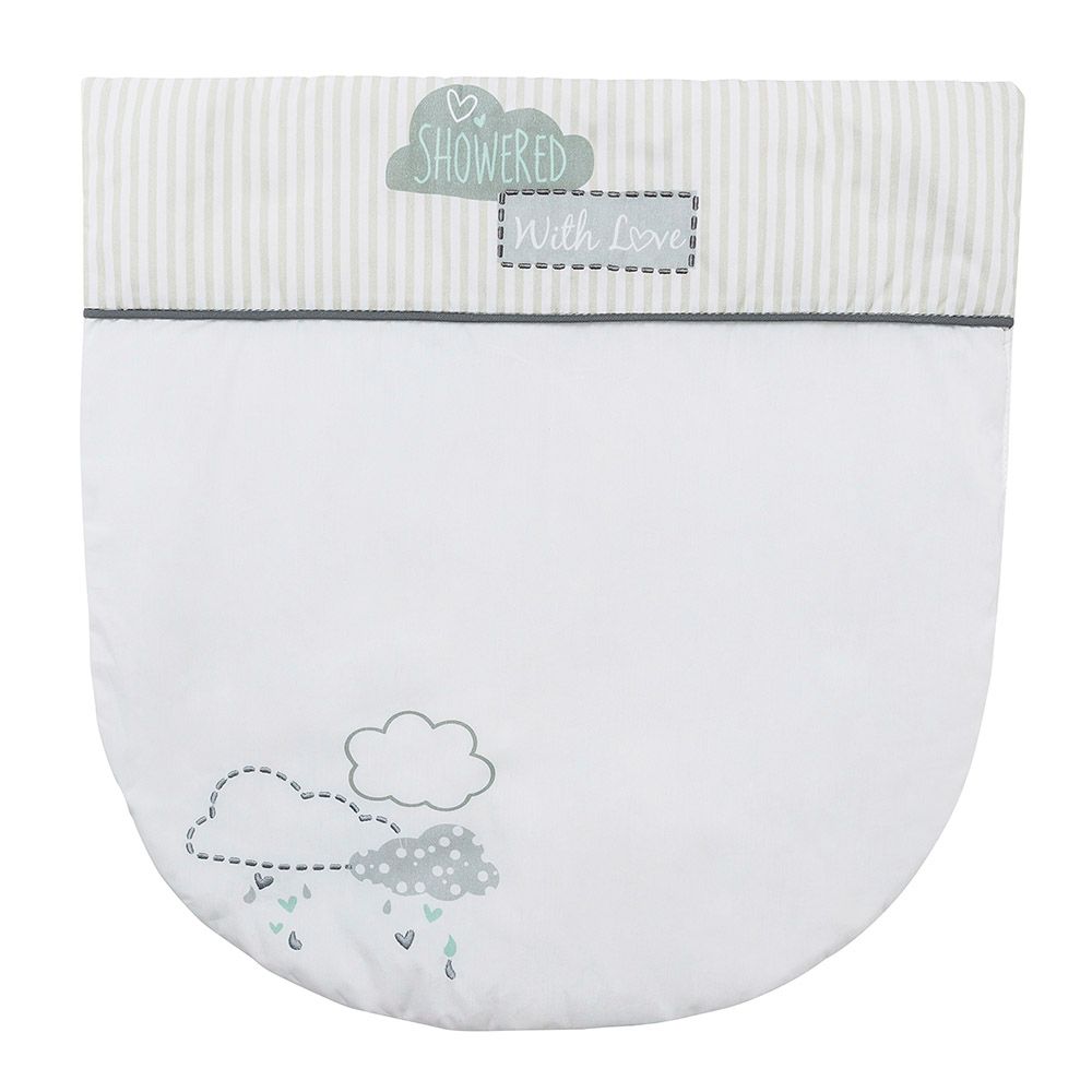 Kinder Valley - Showered With Love Grey Wicker Moses Basket