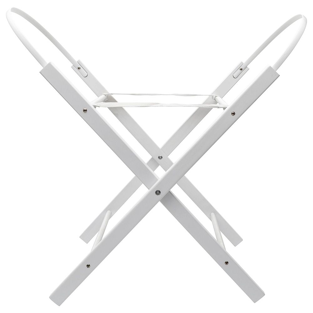 Kinder Valley - Opal Moses Basket Folding Stand - White