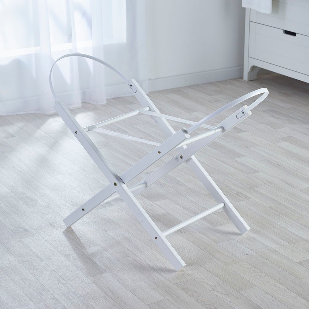 Kinder Valley - Opal Moses Basket Folding Stand - White