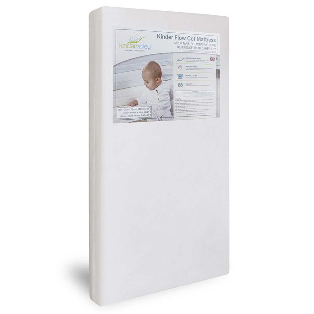 Kinder Valley - Kinder Cot Flow Mattress - 140 x 70 cm - White