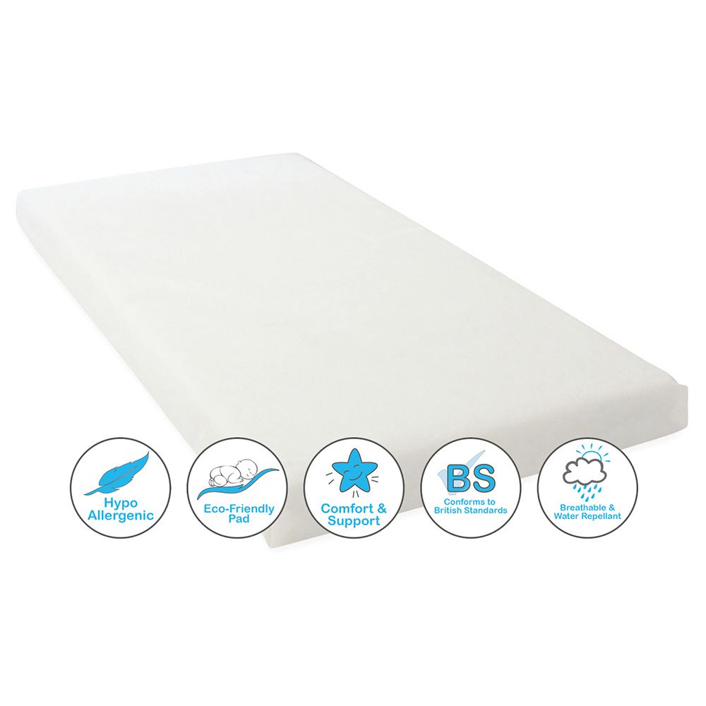 Kinder Valley - Sydney Bed Grey w/ Kinder Flow Mattress