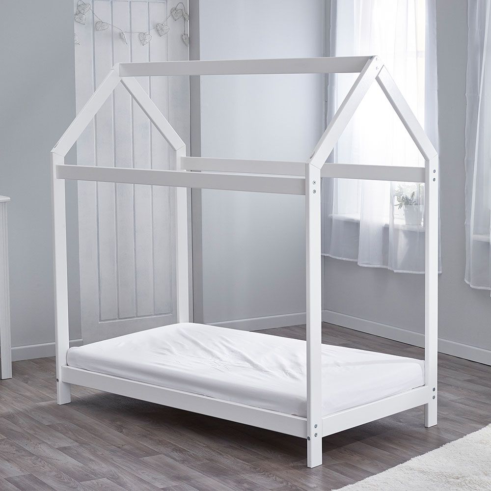 Kinder Valley - Harper Bed House w/ Kinder Flow Mattress - White