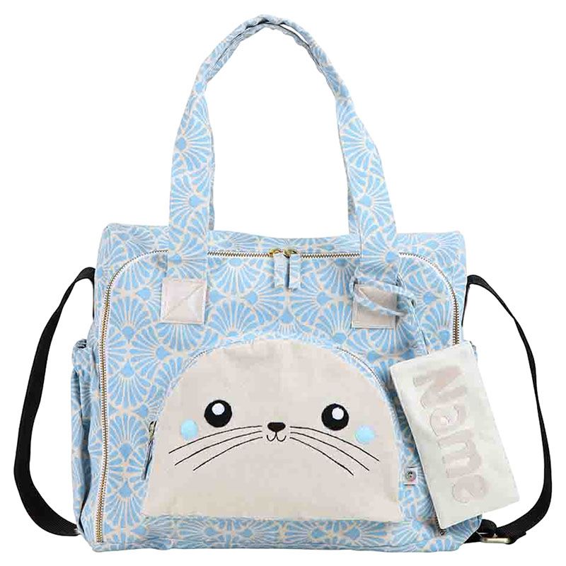 Mi Dulce An'Ya - Organic Printed Diaper Bag - Sea Lion