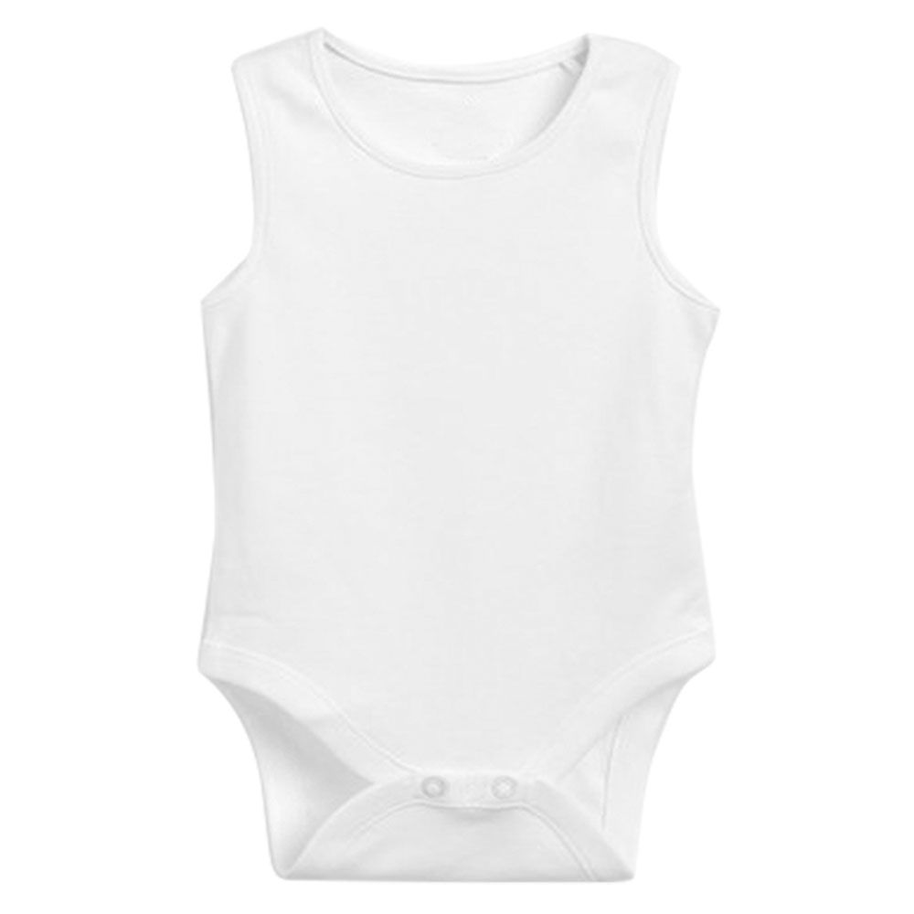 Tiny Toes - 100% Cotton Pack of 2 Sleeveless Bodysuit