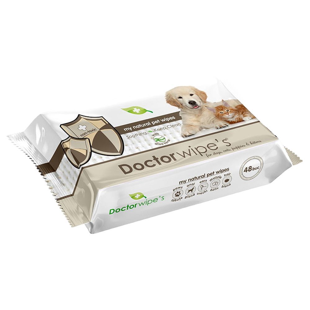 Doctor Wipe's - My Natural Pet Wipes 48pcs