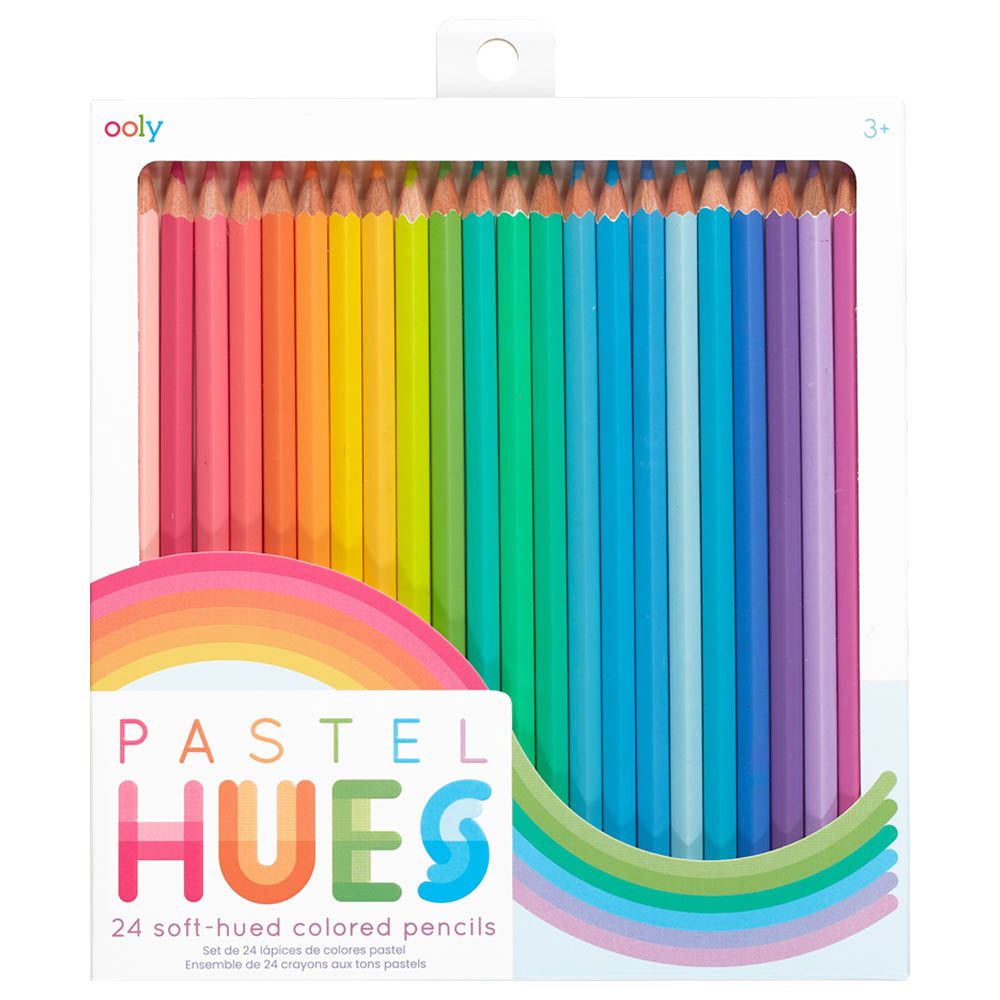 Ooly - Pastel Hues Coloured Pencils - Set Of 24