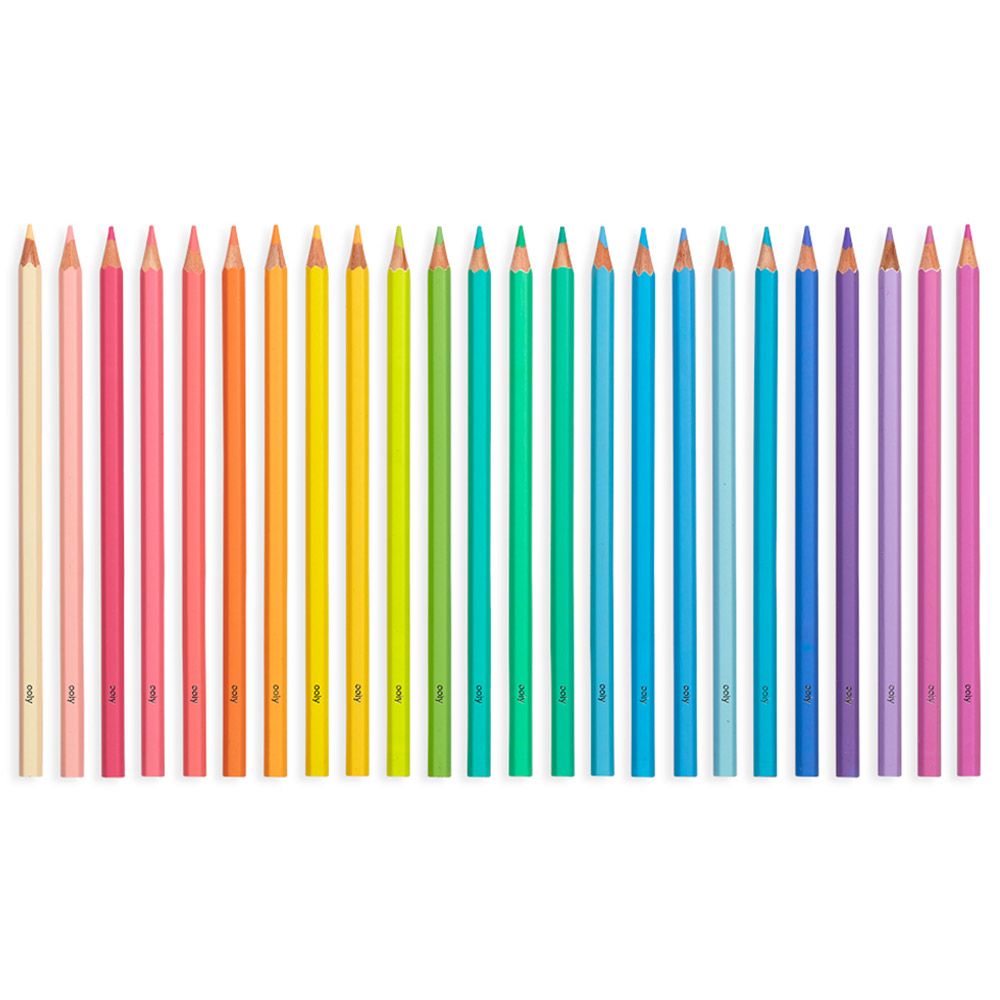 Ooly - Pastel Hues Coloured Pencils - Set Of 24