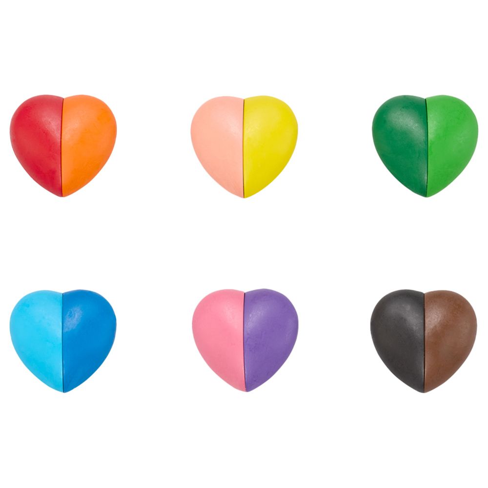 Ooly - I Heart Art Erasable Crayons - Set Of 6