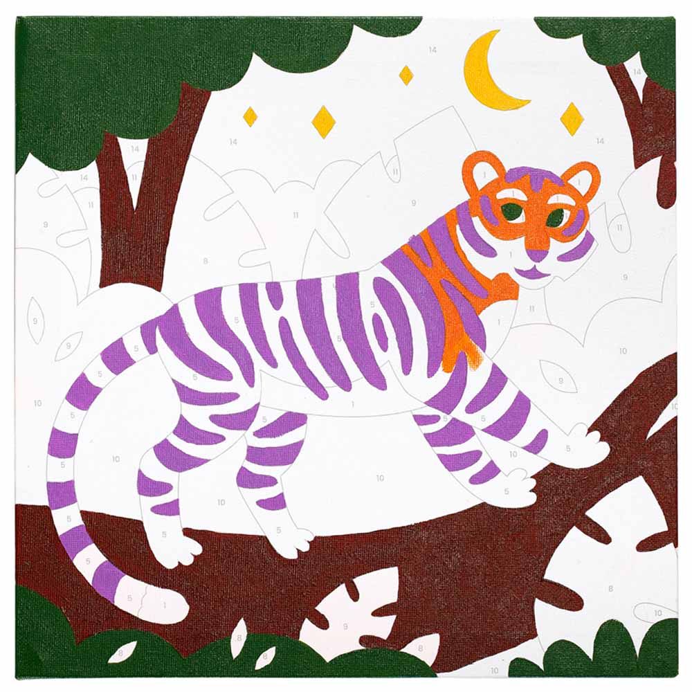 Ooly - Calorific Canvas Paint By Number - Terrific Tiger