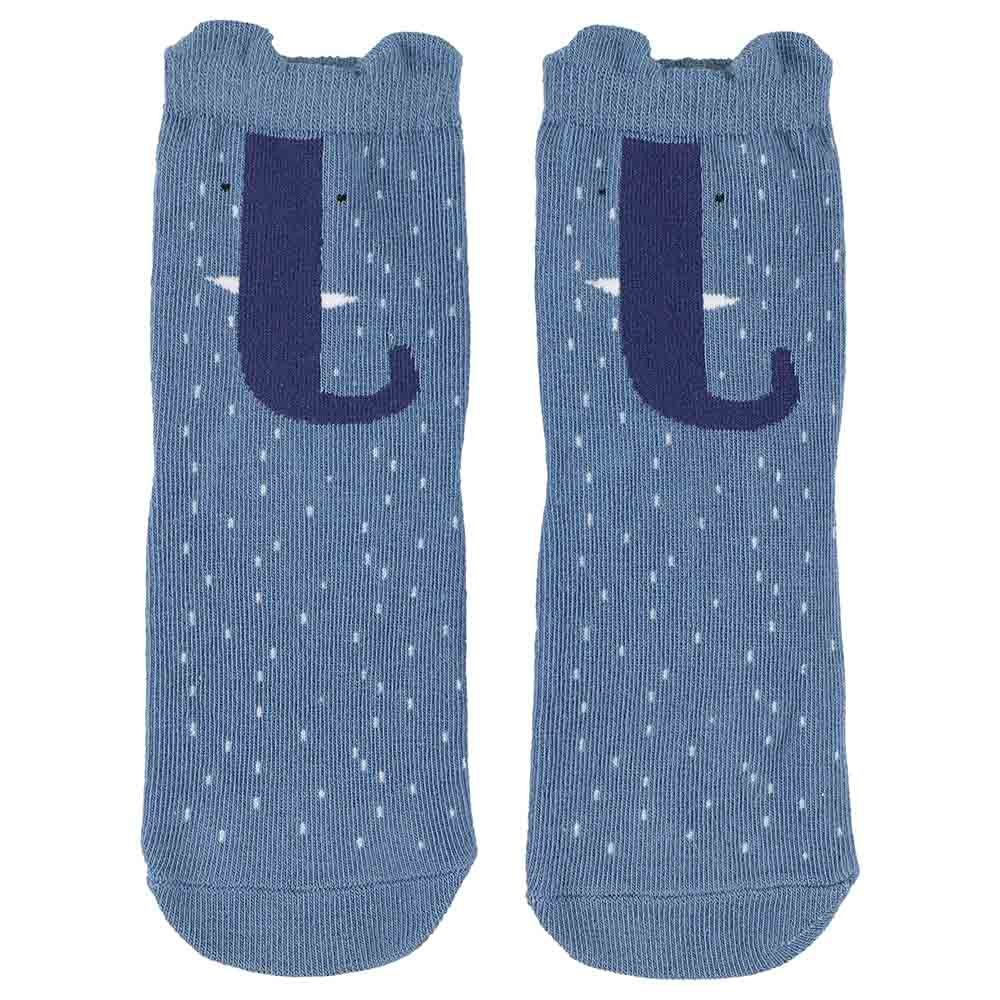 Trixie - Mrs. Elephant Socks - Blue