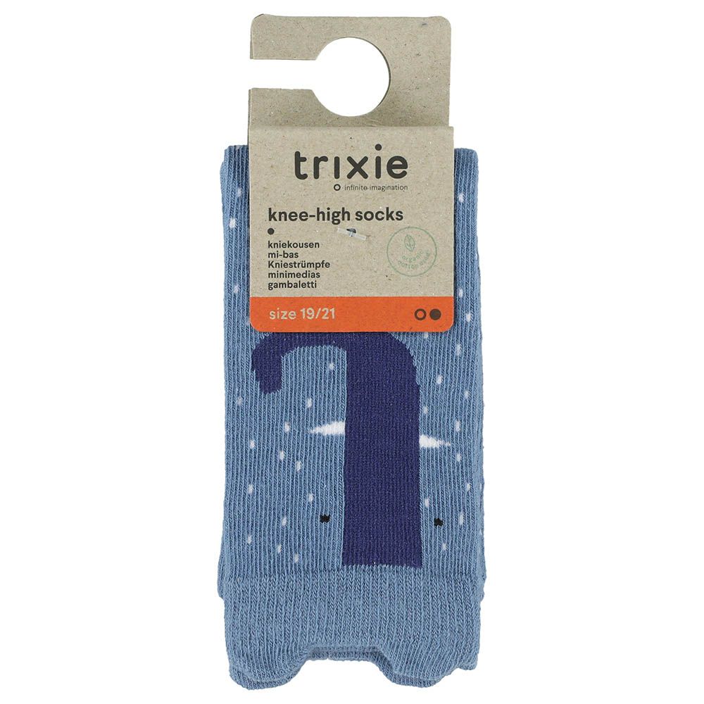 Trixie - Mrs. Elephant Socks - Blue