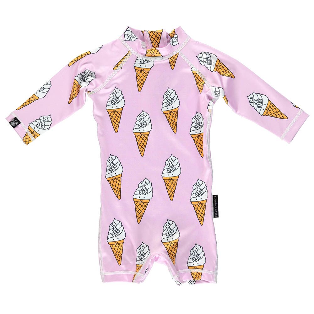 Beach & Bandits - Ice Ice Babysuit - Pink