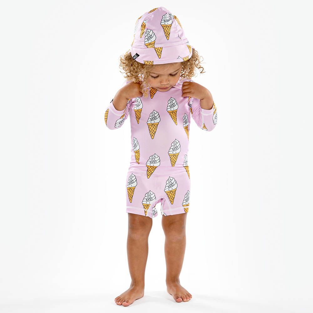 Beach & Bandits - Ice Ice Babysuit - Pink