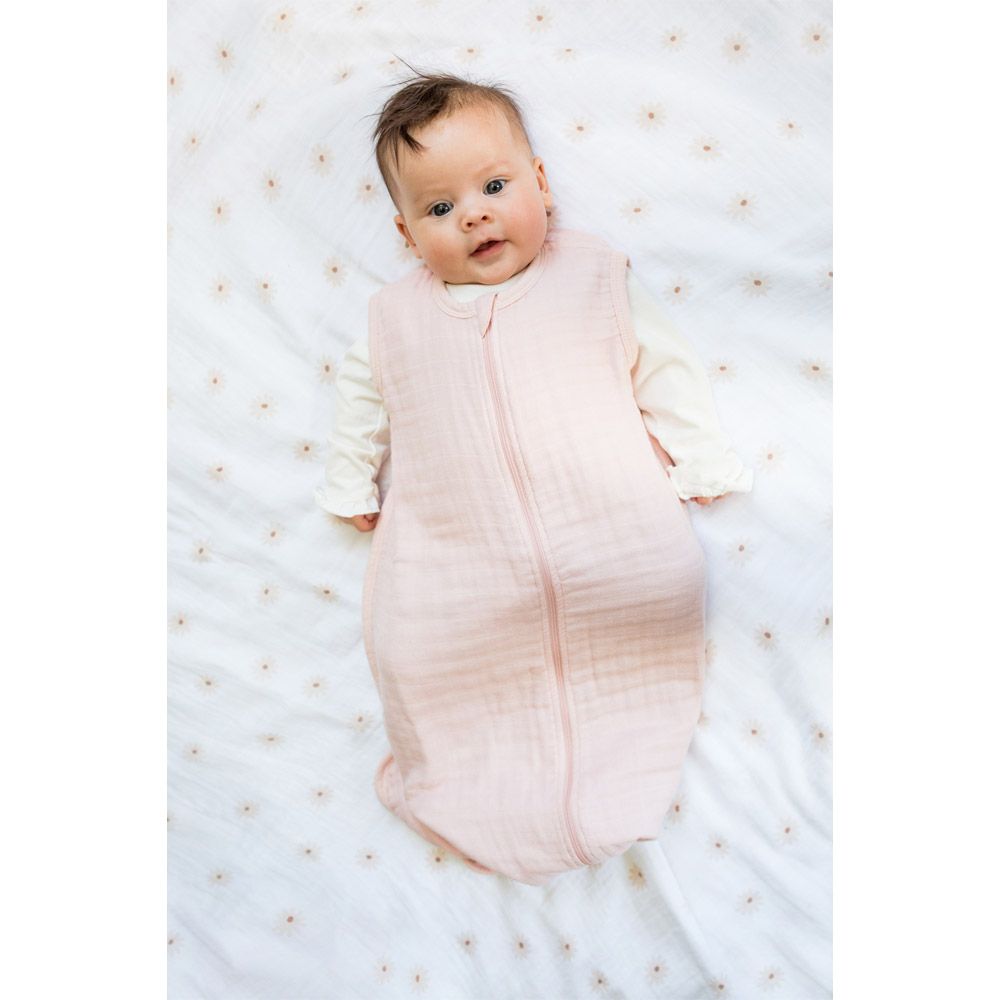 Lulujo - Muslin Sleeping Bag - Ballet Slipper