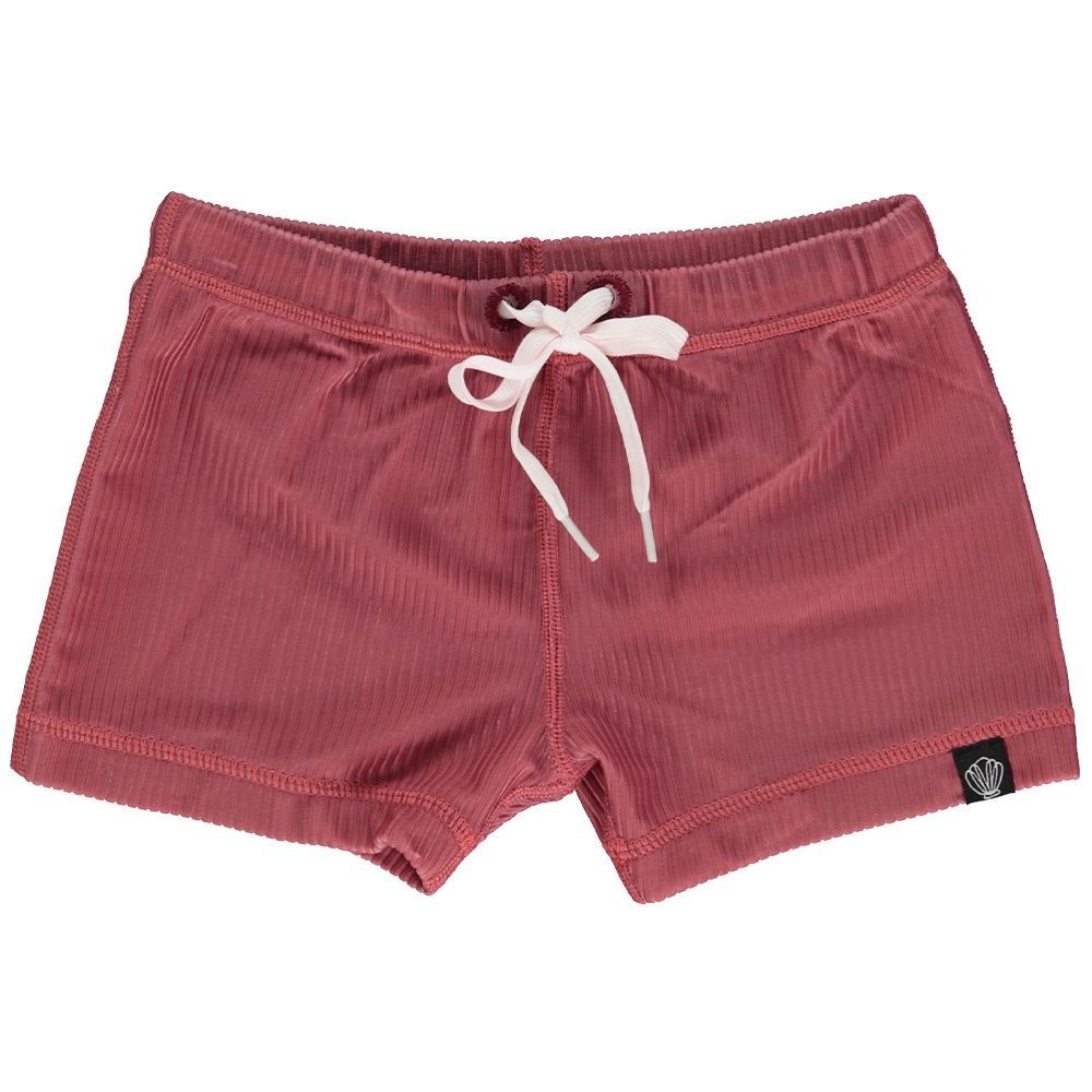 Beach & Bandits - Garnet Ribbed Swimshort