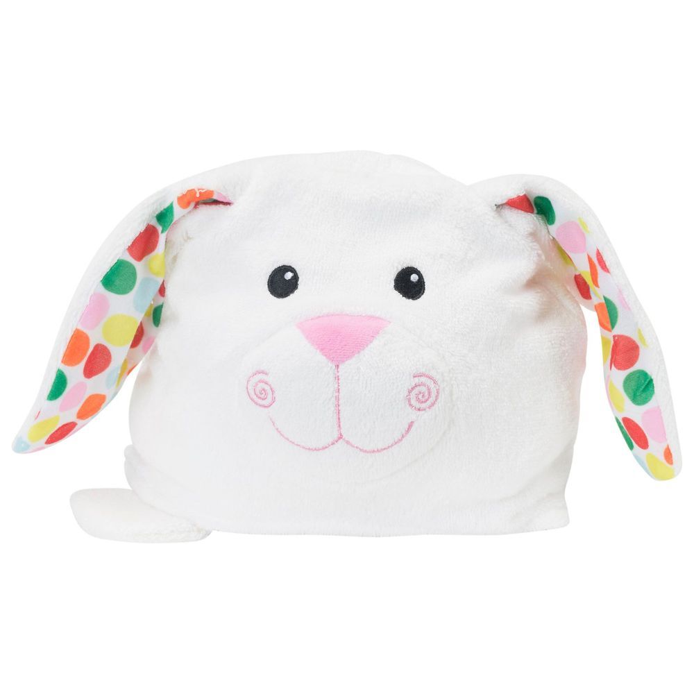 Zoocchini - Hooded Towel - Bella the Bunny - White