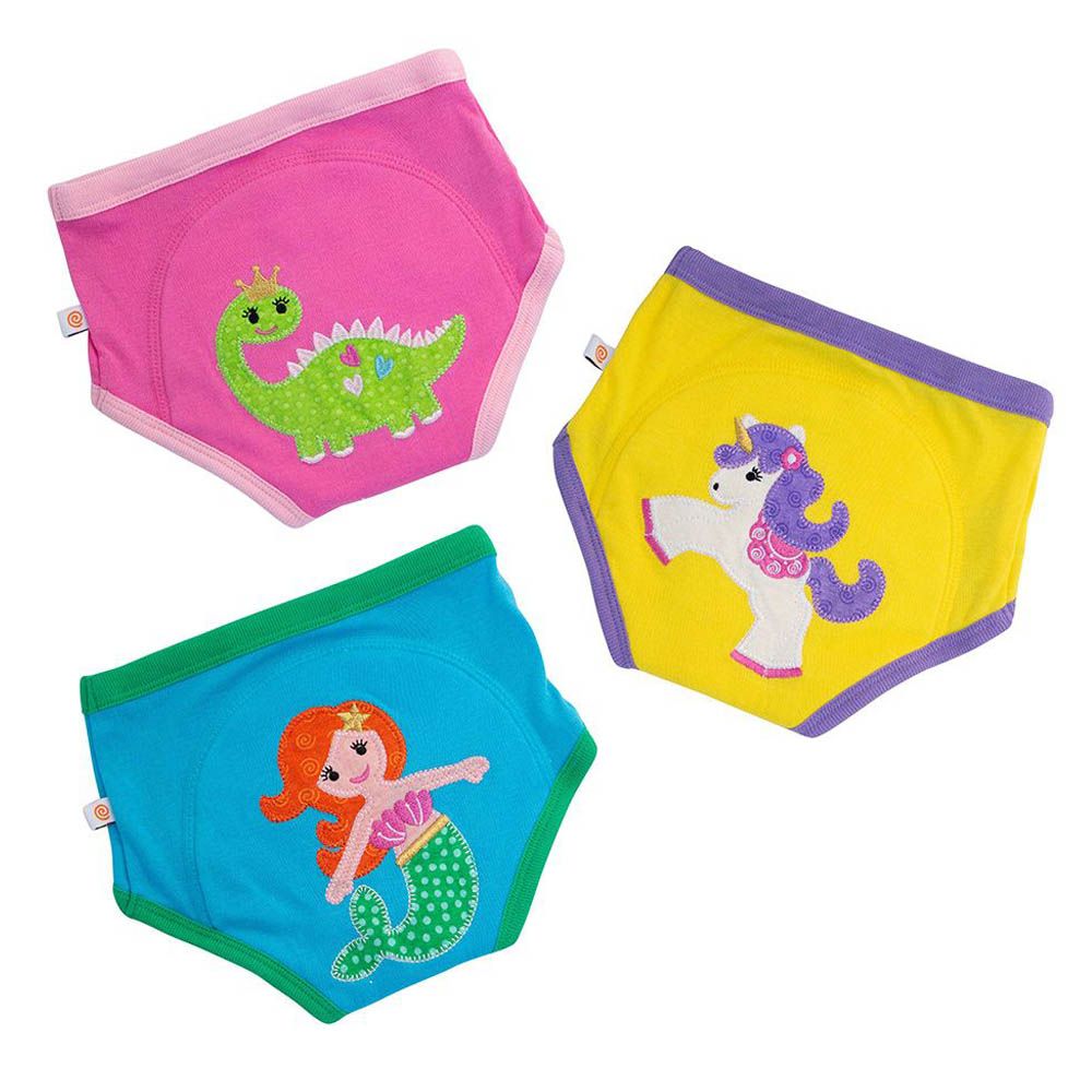 Zoocchini - 3pc-Set - Organic Potty Training Pants - Fairy Tales