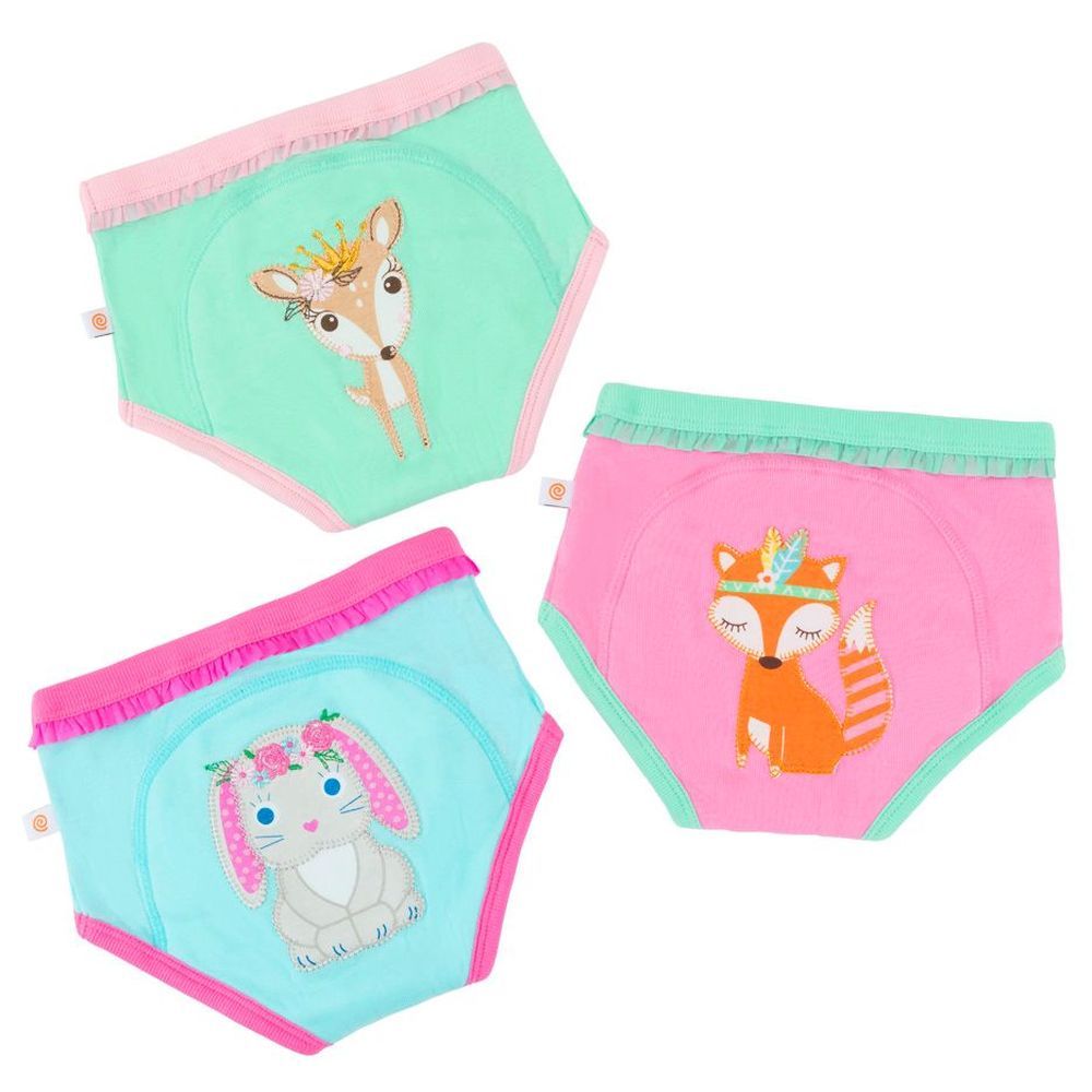 Zoocchini - Potty Training Pants Set - Woodland Princesses