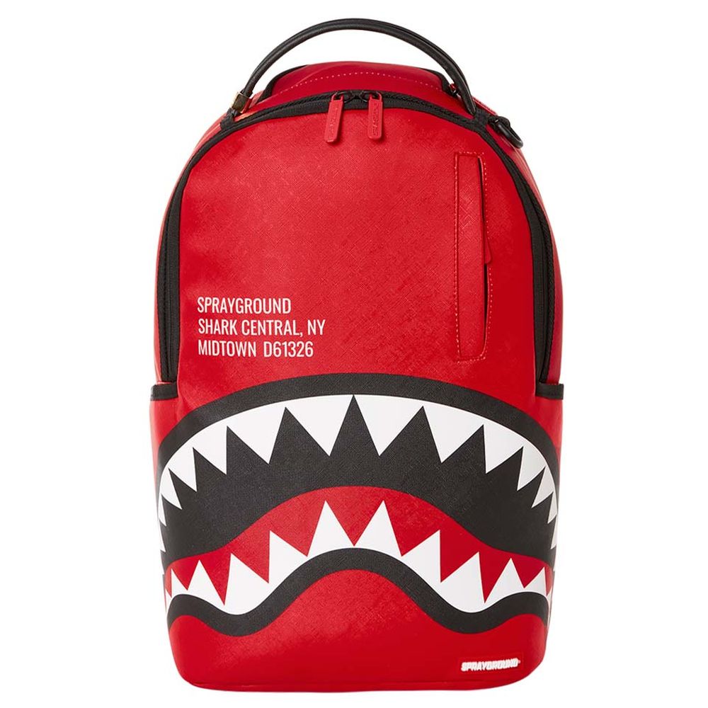 Sprayground Core Red Shark Mouth Backpack 18 Red Buy at Best Price from Mumzworld Saudi Arabia