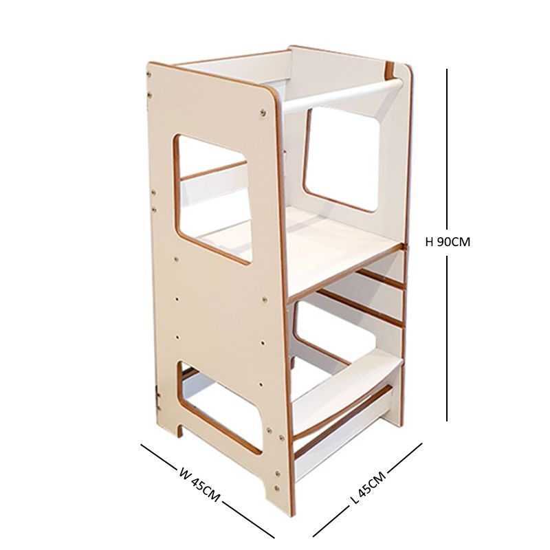 MK - Adjustable Learning Tower - White