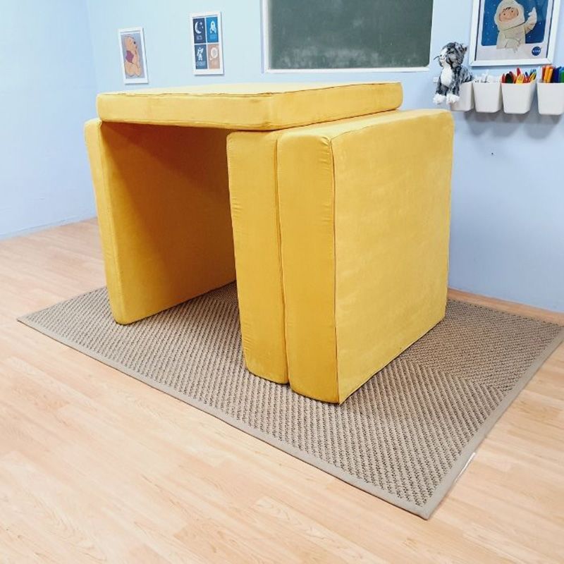 Moon Kids - Play Sofa - Yellow Suede