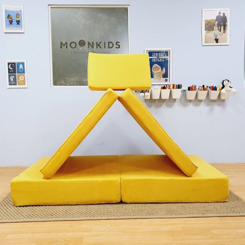 Moon Kids - Play Sofa - Yellow Suede