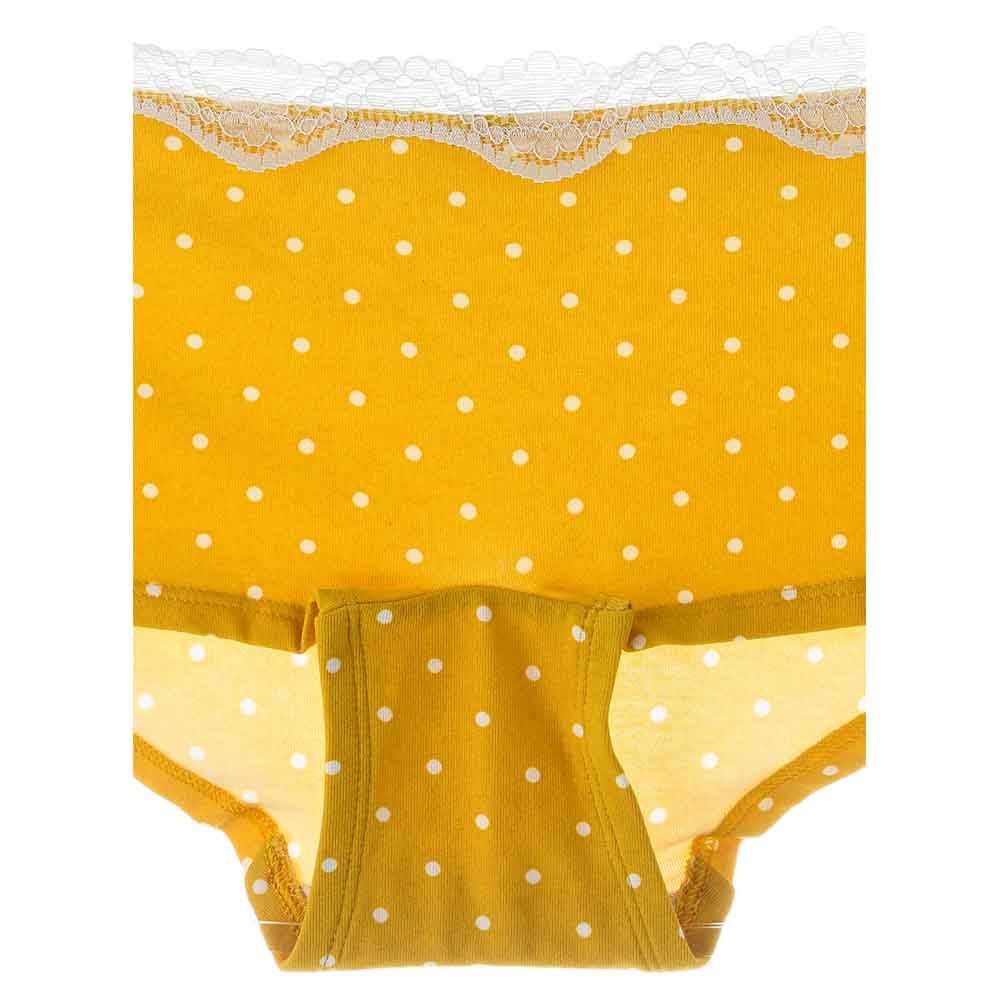 Lacy Dreams - Comfortable Lace Brief - Yellow