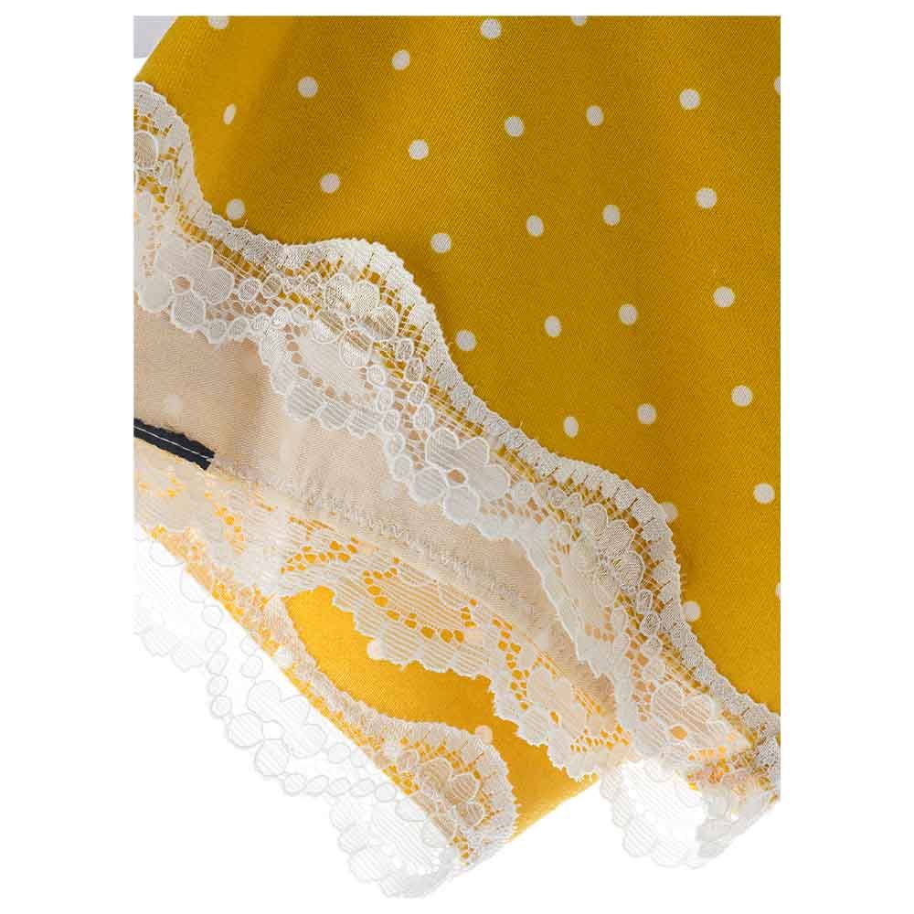 Lacy Dreams - Comfortable Lace Brief - Yellow