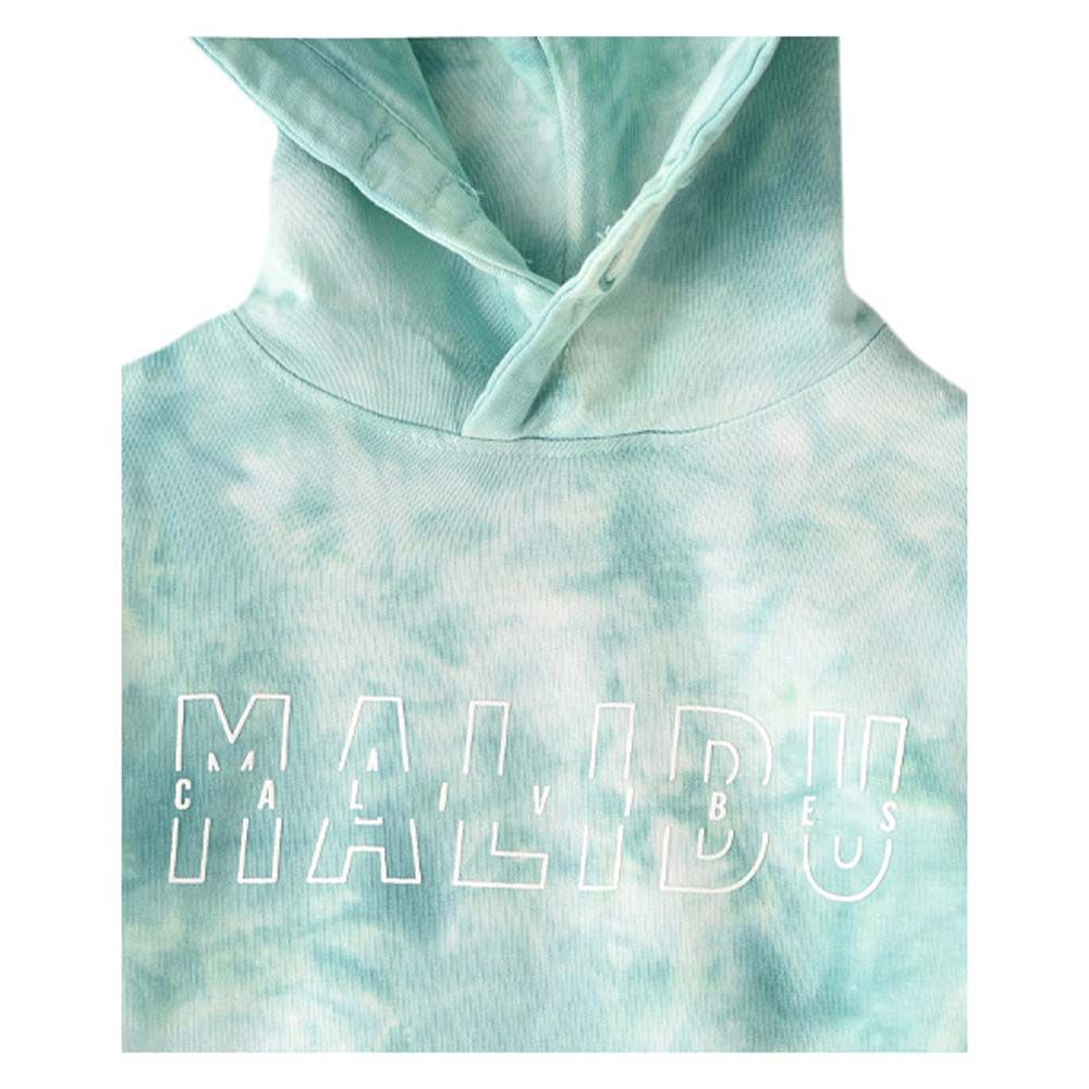 Jam - Tie-Dye Sweat Top w/ Hood - Light Blue