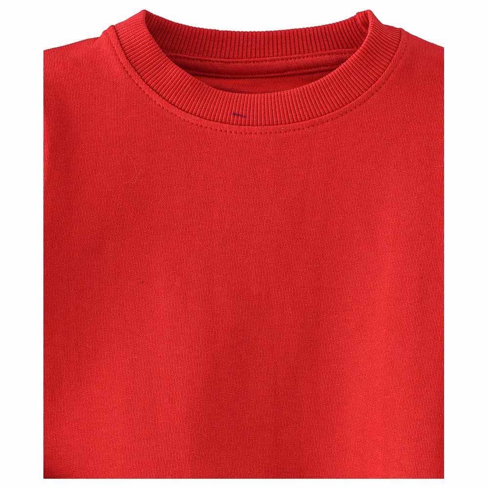 Jam - Boys Basic Round Neck Sweat Top - Bright Red