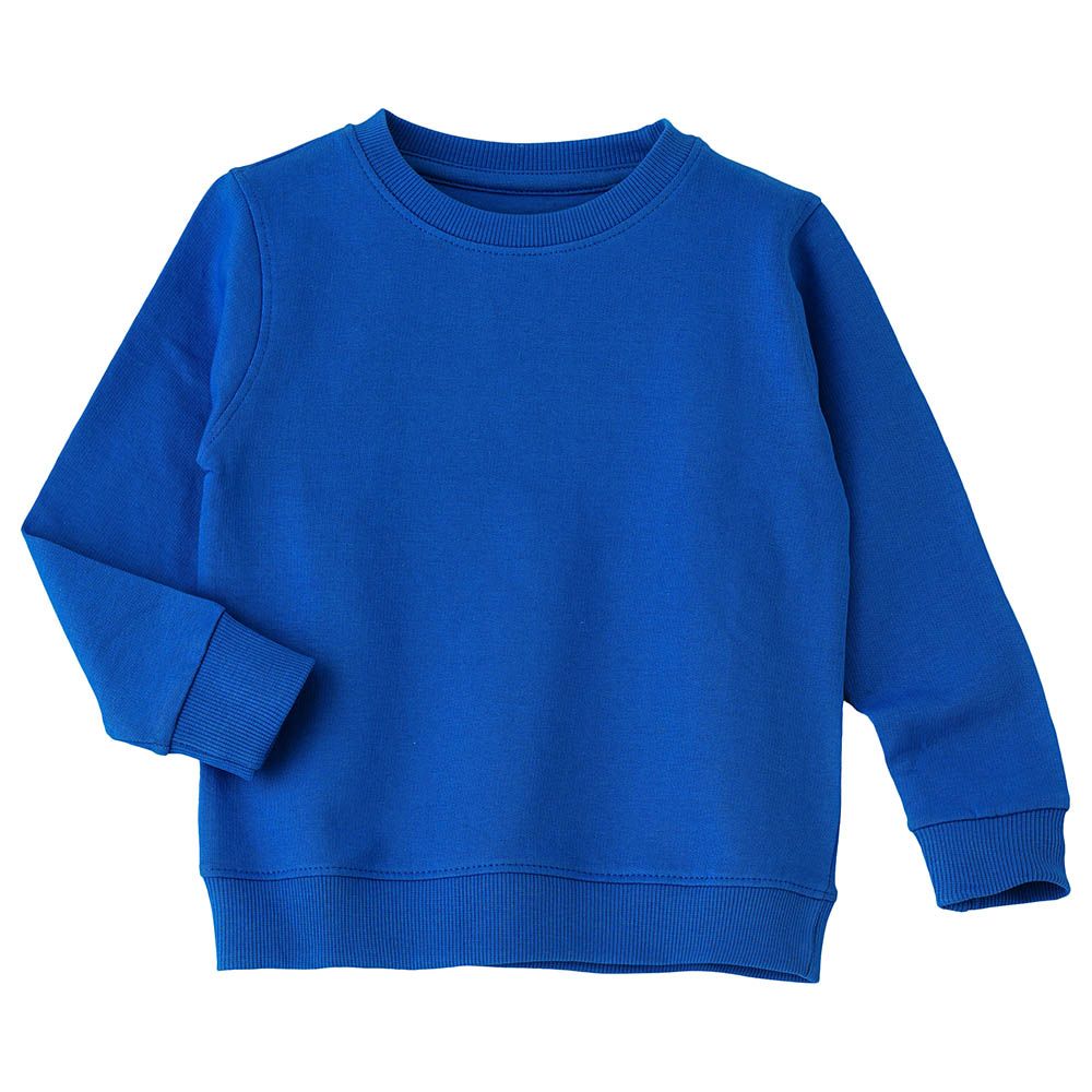 Jam - Boys Basic Round Neck Sweat Top - Blue