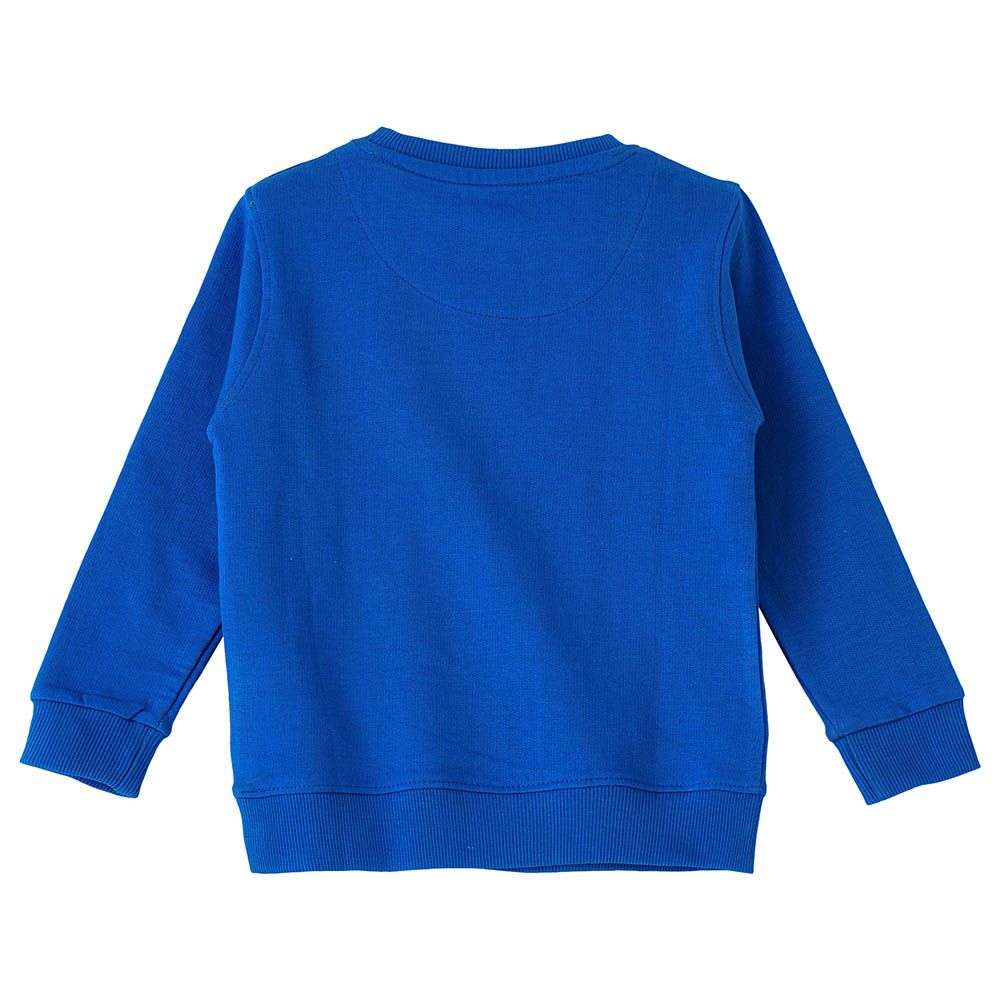 Jam - Boys Basic Round Neck Sweat Top - Blue