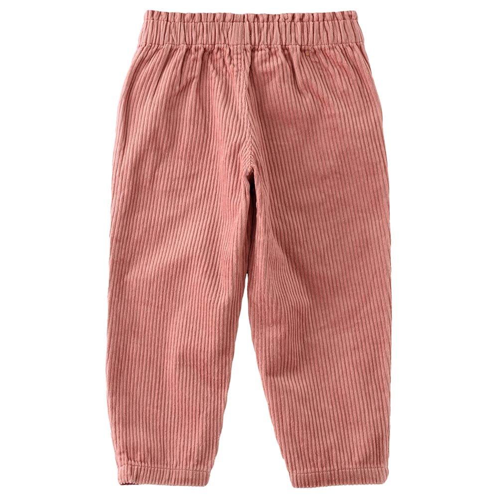 Jelliene - Girls Solid Woven Bottom - Peach