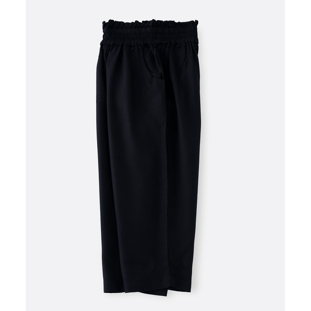 Jelliene - Solid Woven Bottom - Black