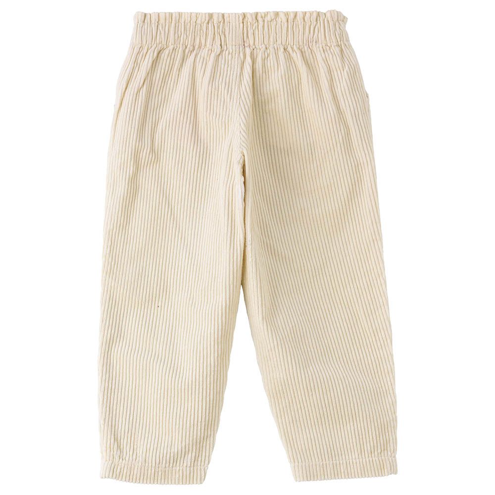 Jelliene - Girls Solid Woven Bottom - White