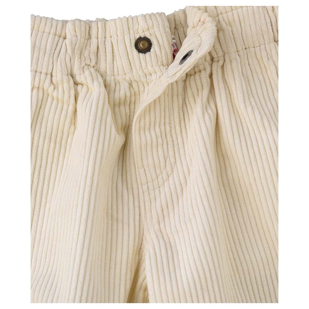 Jelliene - Girls Solid Woven Bottom - White