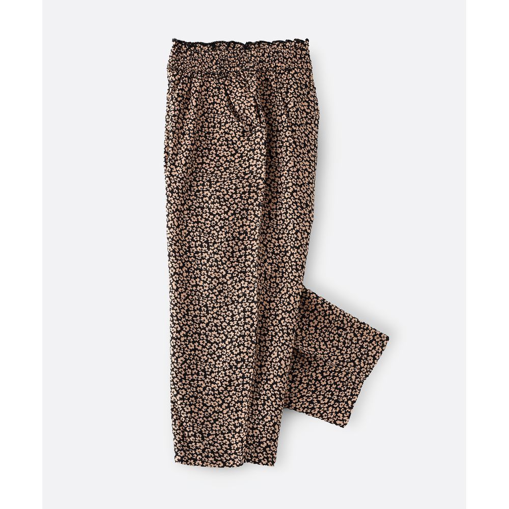 Jelliene - Aop Woven Bottom - Brown