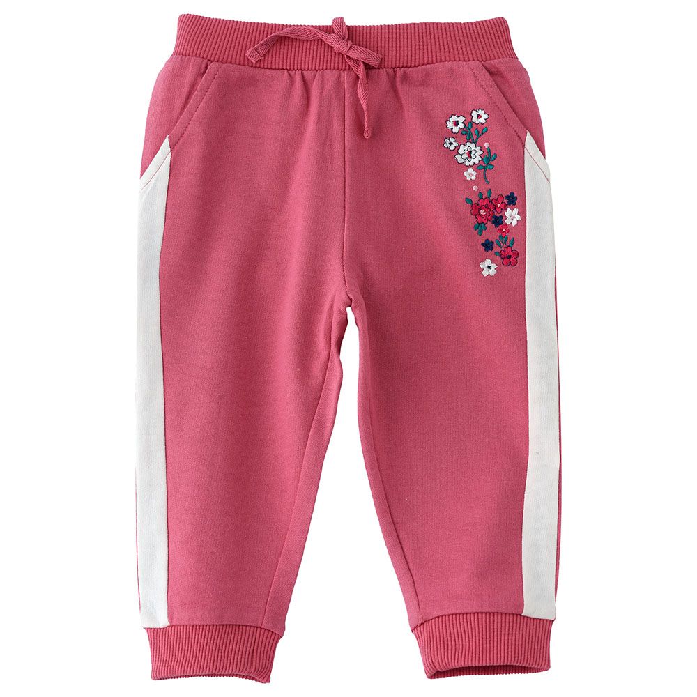 Jelliene - Knit Jogger W/ Print - Pink