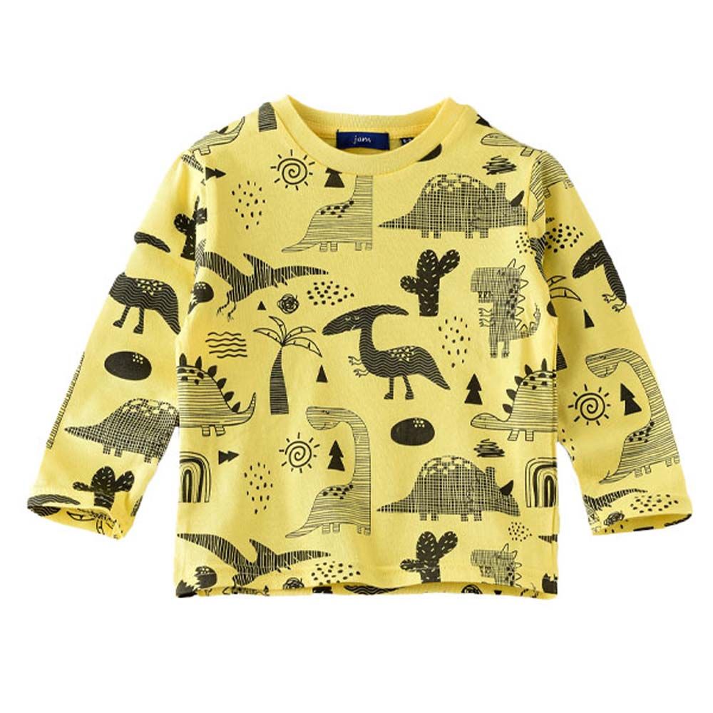 Jam - Dinosaur All Over Printed T-Shirt - Yellow